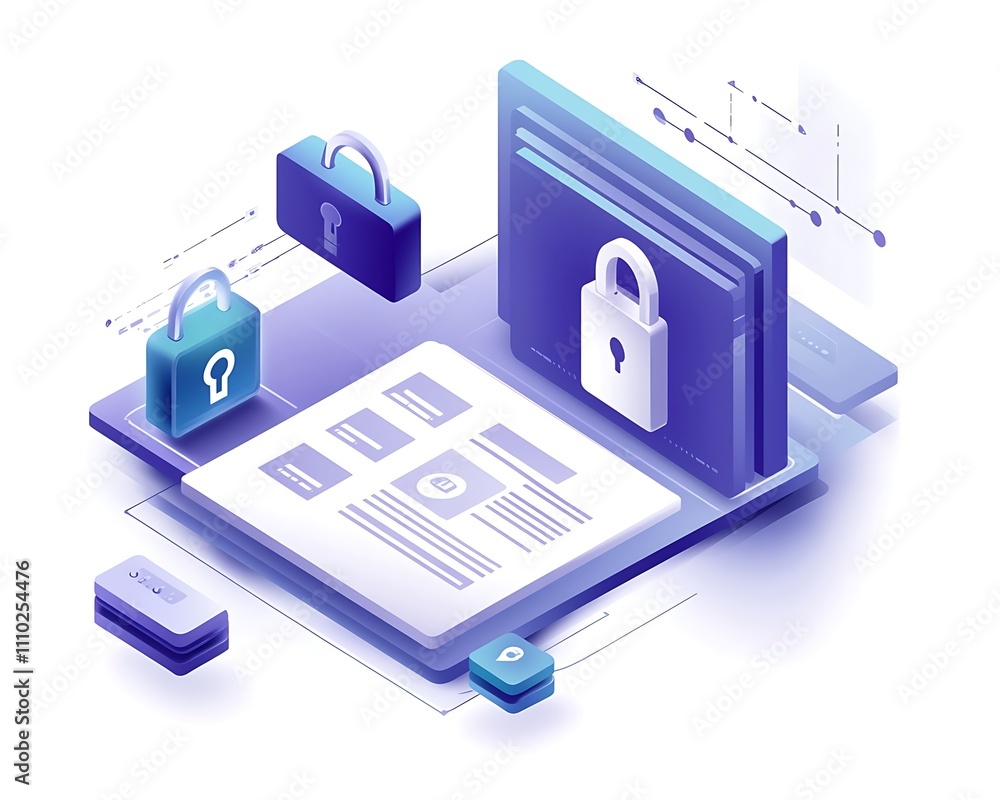 Poster ai powered financial, secure ai loan verification interface visualization