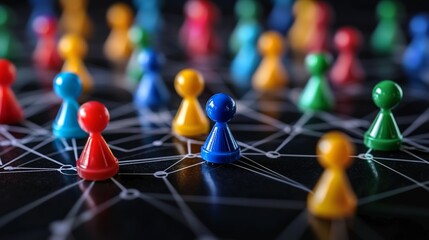 Social business networking concept