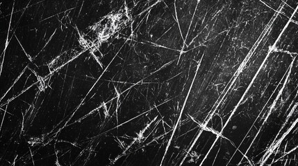 Grunge texture of a scratched plastic surface with pronounced wear over time