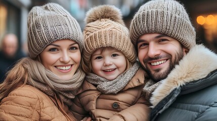 Fototapeta premium The concept of a happy family. Family lifestyle.