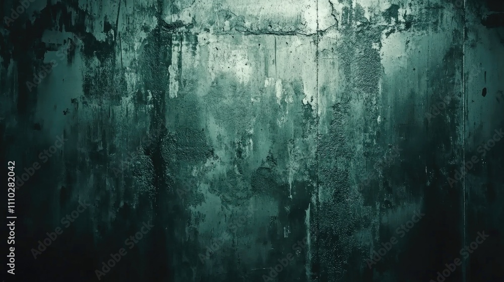Poster aged cement wall texture with stains creating an abstract dark background for design and artistic pr