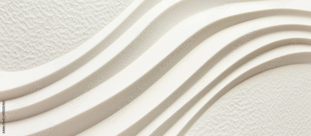 Aufkleber abstract wavy texture of beige beach sand capturing natural patterns in a neutral color palette for 