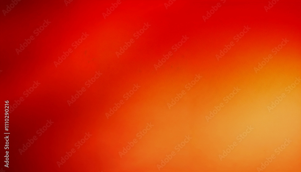 Poster gradient background transitioning from dark red to light orange