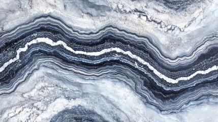 Elegant black and white marble texture seamless background for flooring and countertops showcasing smooth stone surface patterns