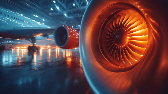 et engine blades showcasing intricate design and precision reflecting technological innovation power of aviation human ingenuity and the dynamics of motion symbolizing strength and progress