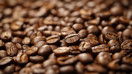 Coffee beans arranged in a heart shape symbolize warmth love and passion evoking a sense of connection energy and the comforting embrace of coffee's aromatic allure