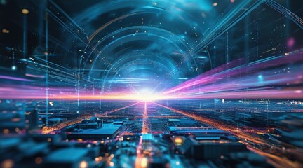 Digital Network Embedded in the Sky