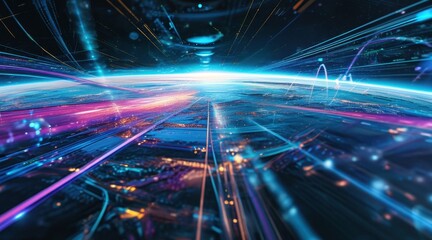 Digital Network Embedded in the Sky