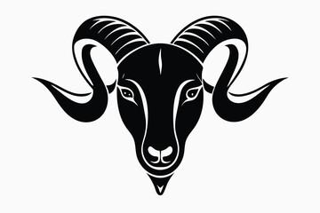 Design a logo featuring the head of a ram D.eps
