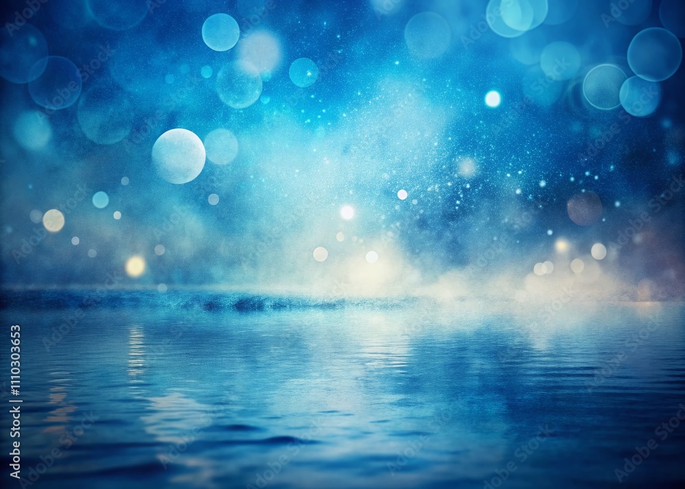Poster elegant blue grainy background with textured gradient for depth and visual appeal in designs, perfec