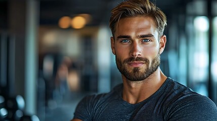 Personal trainer assisting clients with weight training, creating a motivating atmosphere in a modern gym