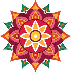 abstract flower illustration