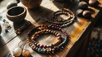 Obraz premium Handcrafted Stone Jewelry