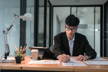 Business strategy session modern office professional meeting collaborative environment focused view planning for success