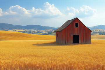Fototapeta premium barn