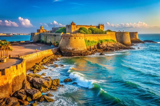 Explore the Majestic Diu Fort: A Stunning Portuguese Fortification on India's West Coast Surrounded by Scenic Landscapes and Rich History Perfect for Travel Enthusiasts