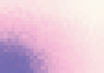 abstract minimal pixel background in shades of purple vector template for poster web banner