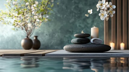 Balance spa wellness concept