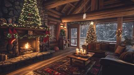 Obraz premium A whimsical Christmas display featuring art Christmas tree Christmas tree toys