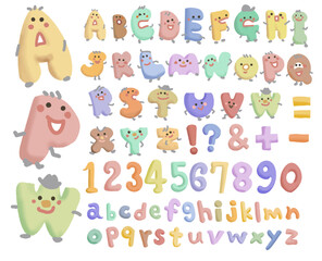 アルファベット英文字顔文字