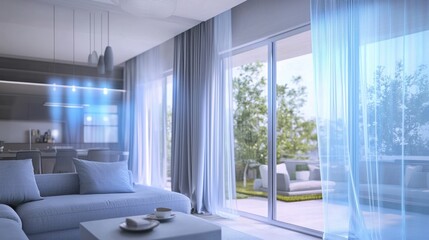Smart Home Automated Curtains
