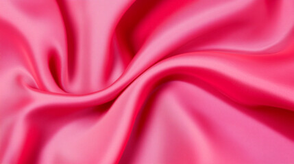 Obraz premium pink silk textile folds forming an elegant background