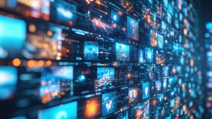 Key media trends of the digital age, multiplatform, user-generated content, visuality, globalization, acceleration. depth of field. Generative AI.