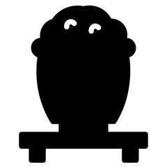 Food Kitchen Rice Glyph Icon