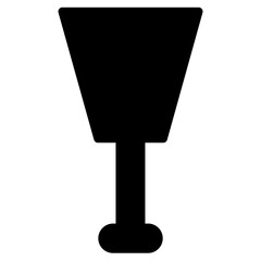 Glass Kitchen Tool Glyph Icon