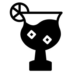 Drink Food Fruit Glyph Icon