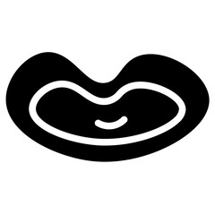 Beans Food Peas Glyph Icon