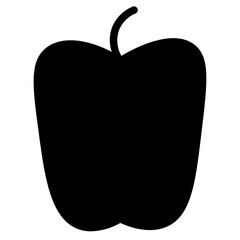 Bell Food Pepper Glyph Icon