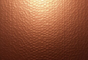 Hammered copper surface with soft lighting