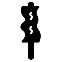 Meat Food Steak Glyph Icon