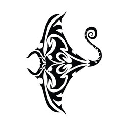 Floral Design A classic black and white floral design element featuring elegant, curved leaves and intricate detailing. Ornamental Perfect for use in decorative borders, logos
