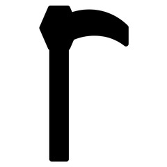 Farm Gardening Sickle Glyph Icon
