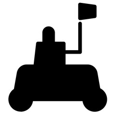 Obraz premium Mower Yard Agriculture Glyph Icon