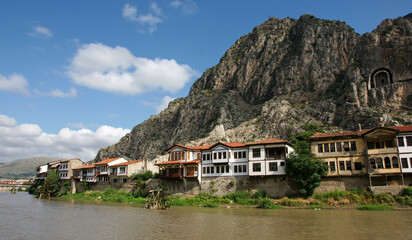 Fototapeta premium A view from Amasya, Turkey