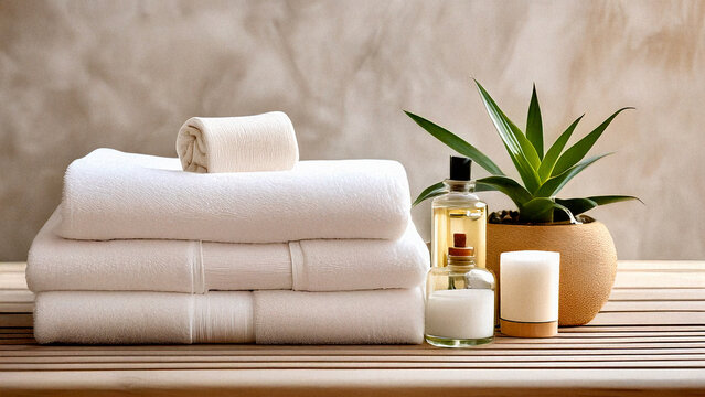  Elegant bath linen set for high-end hotels