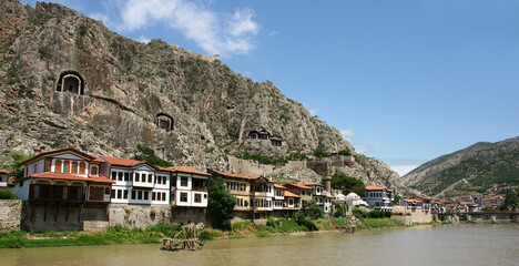 Fototapeta premium A view from Amasya, Turkey