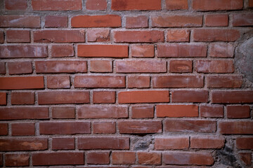 Red brick wall