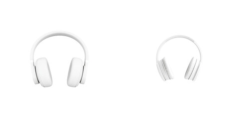 Obraz premium Producer equipment concept. Premium headphones with cushioned ear pads for comfort and style