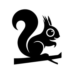 Squirrel vector high capacity illustration