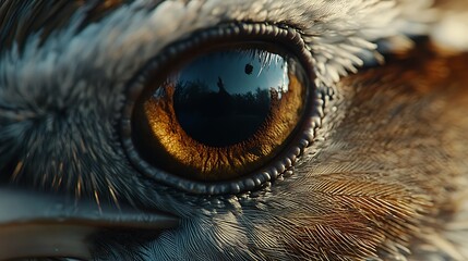 Birds Eye Close Up Showing Detail And Reflection