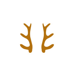 Obraz premium deer antler vector