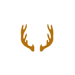 Obraz premium deer antler vector