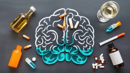 As a psychiatric or psychiatry idea of the impacts on mental health with recreational or pharmaceutical usage, drug addiction and brain function are related to alcohol and prescription drug use