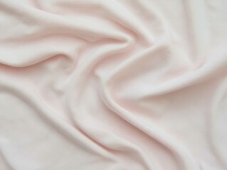 Obraz premium cotton, fabric, texture, plain weave, breathable, soft, smooth surface, detailed fibers, white background, minimalist, high resolution, light wrinkles, diagonal pattern, twill, pastel blue, cream colo