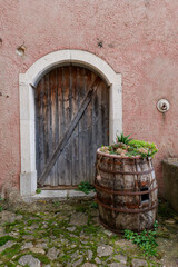 A small house in Calitri, a town in the province of Avellino, Italy.