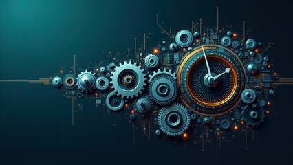 Technology Digital World Abstract Background